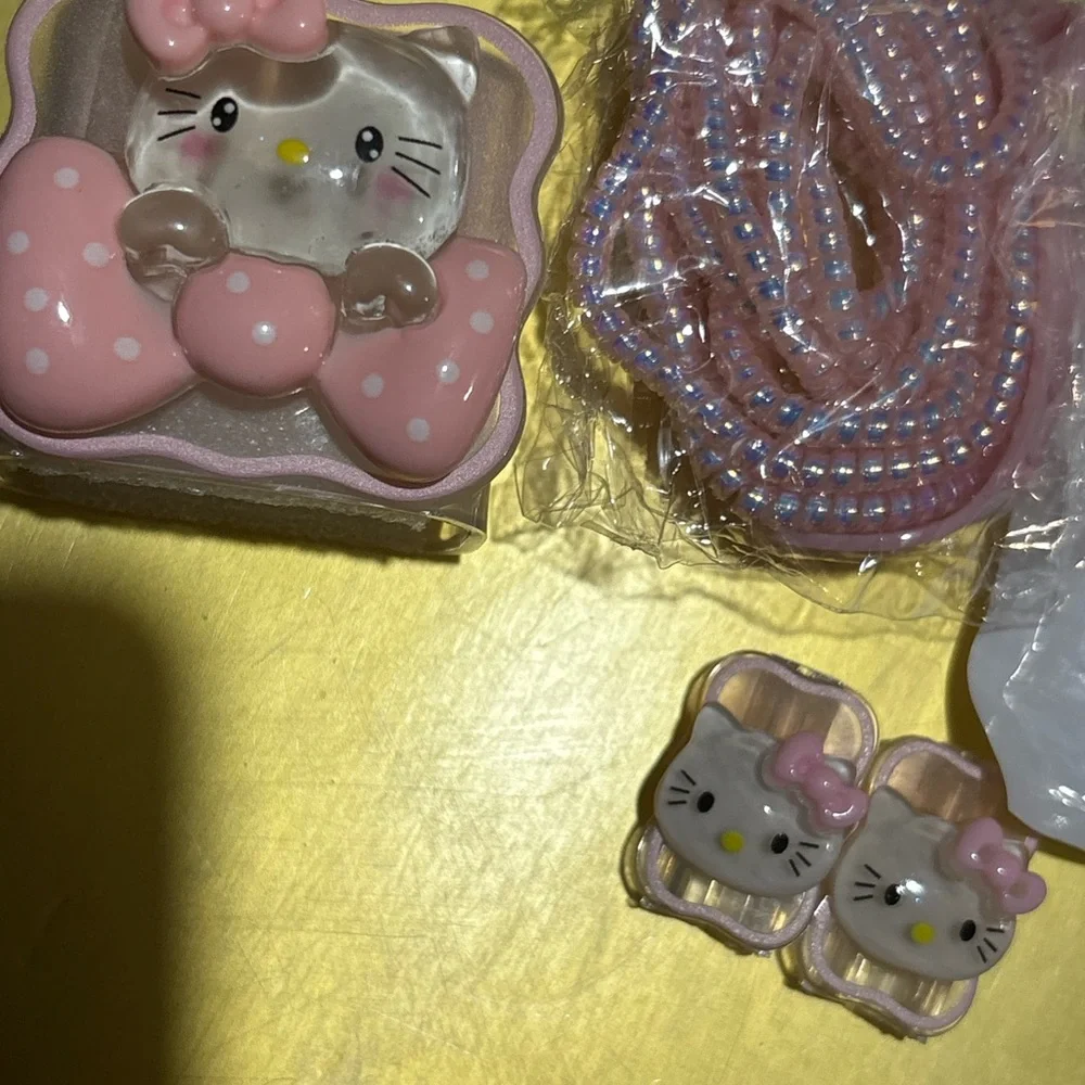 Cute Pink Cat AirPods Case Cover - Picture 5 of 5